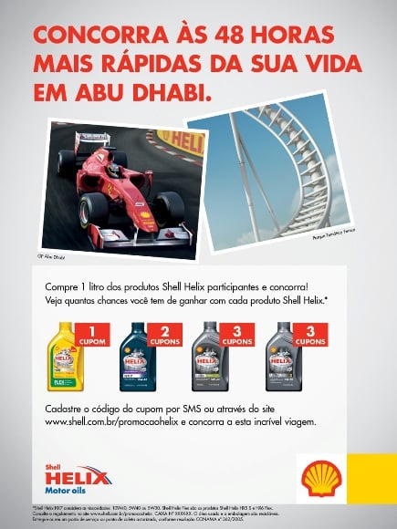 Shell Helix promove as 48 horas mais rápidas