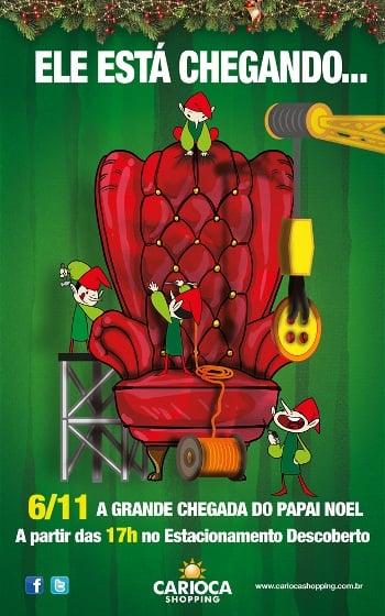 Carioca dá a largada nos festejos de Natal
