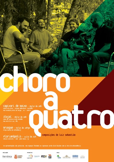 Projeto Choro a Quatro invade cidades catarinenses