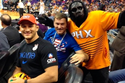 Cigano e Miocic divulgam o UFC on Fox 13 em Phoenix 