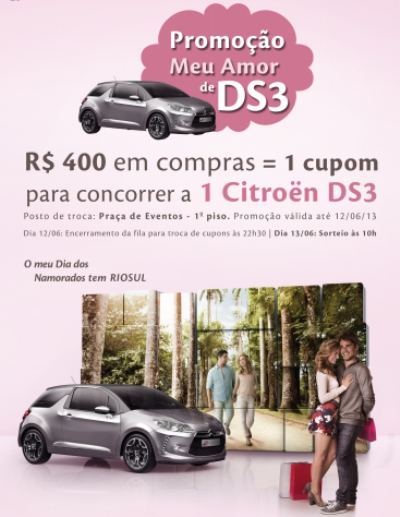 Riosul presenteia namorados com Citröen DS3