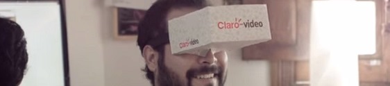 Acción promo de Clarovideo convierte a mobiles en cine