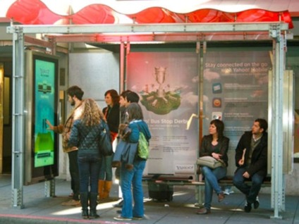 Clear Channel levou interatividade ao ponto de ônibus