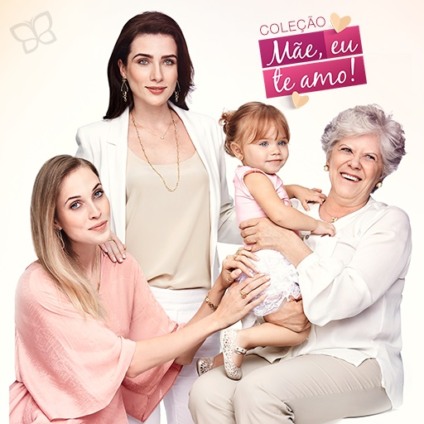 Coleção "Mãe, eu te amo" na ação promo da Rommanel
