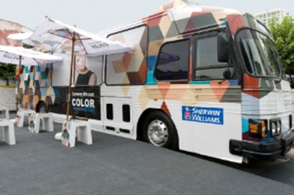 Sherwin-Williams usa ônibus para divulgar cores