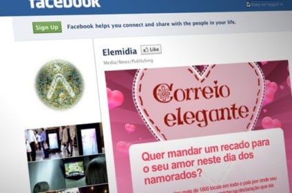 Correio elegante digital na Elemidia