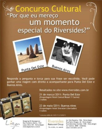 Riversides faz ação promo em parceria com Liga Turismo