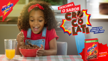 Nova campanha ressalta o sabor único de Nescau Cereal