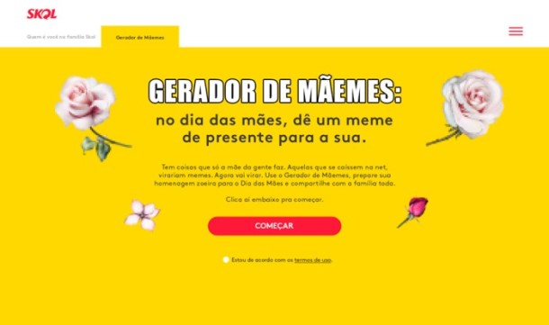 skol memes dia das mães