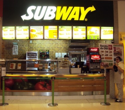 Subway é uma das novas marcas no mix do Caxias