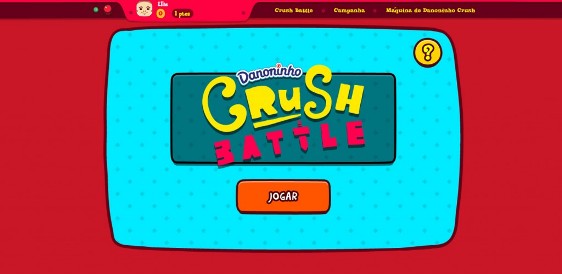 Danoninho Crush ganha game on-line