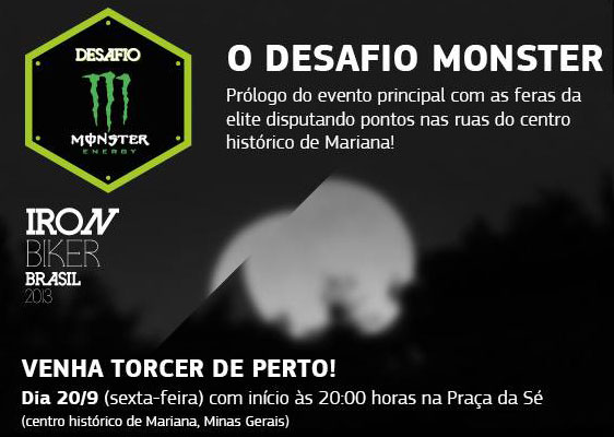 Iron Biker Brasil terá ativação da Monster Energy