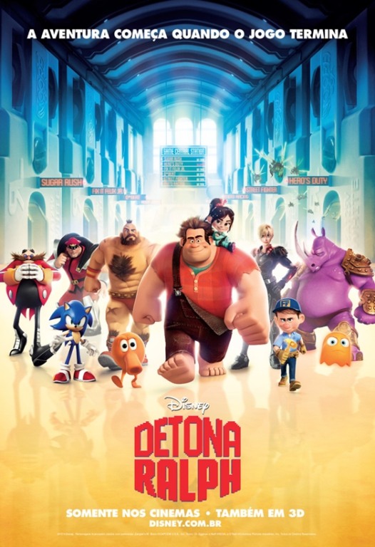 Curta "Detona Ralph" com a ação promo da Giuliana Flores