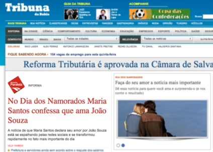 Ação do Paralela transforma o amor em notícia