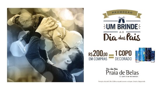 Praia de Belas brinda os pais com compre e ganhe
