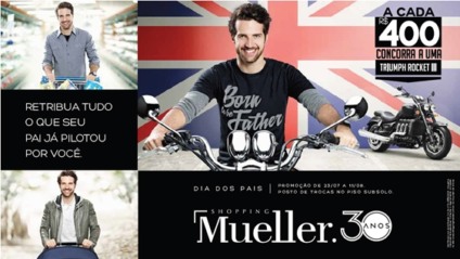 Mueller sorteia moto inglesa Triumph Rocket III