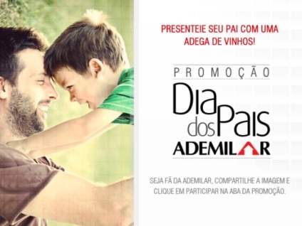 Ademilar sorteia adega no Dia dos Pais