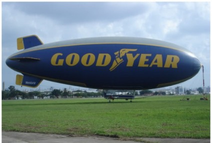 Goodyear começa a construir novo dirigível