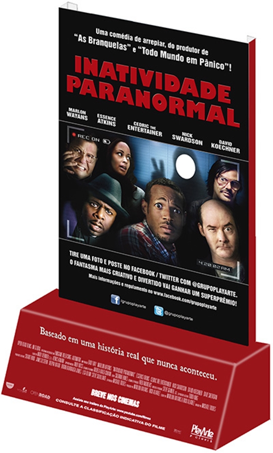 PlayArte divulga Inatividade Paranormal com ação promo PlayArte divulga Inatividade Paranormal com ação promo