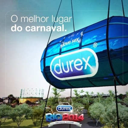 Durex propõe ação nas alturas. Live mkt quente!