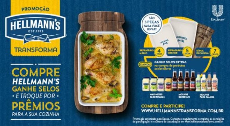 'Hellmann's Transforma' distribui prêmios especiais em todo Brasil