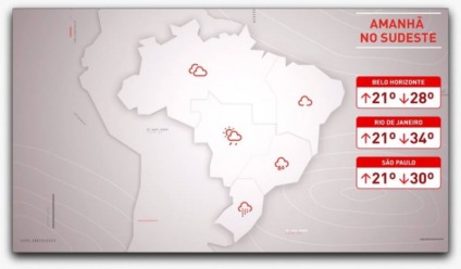Tiago Leifert vira garoto do tempo para a Claro