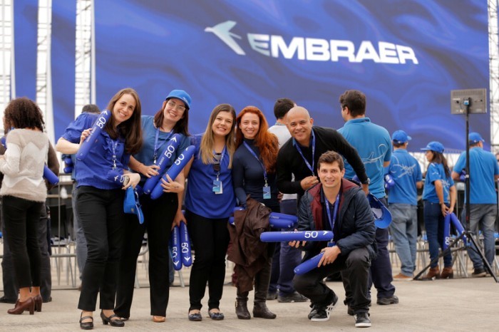 embraer 50 anos