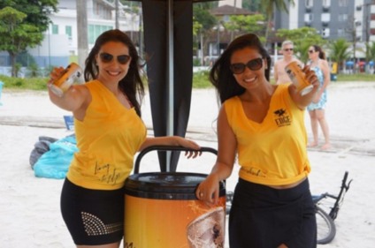 Edge Energy Drink promove degustação em Caiobá