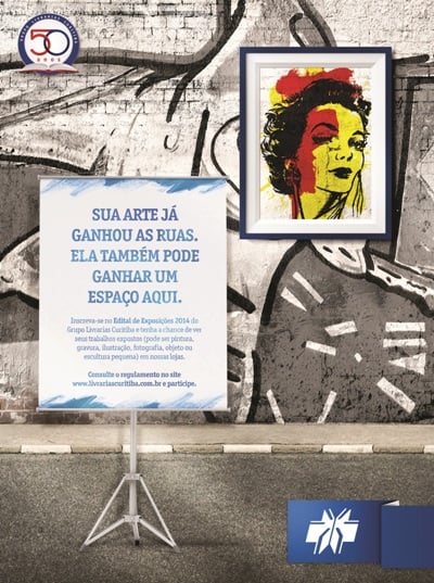 Livrarias Curitiba abre edital de exposições