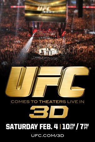 UFC anuncia primeira transmissão em 3D 