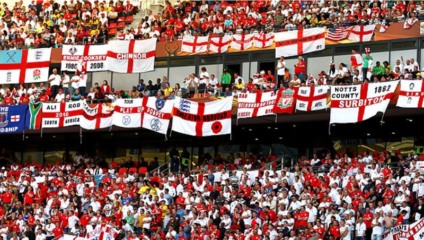 Inglaterra projeta liberar torcida no estádio a partir de dezembro