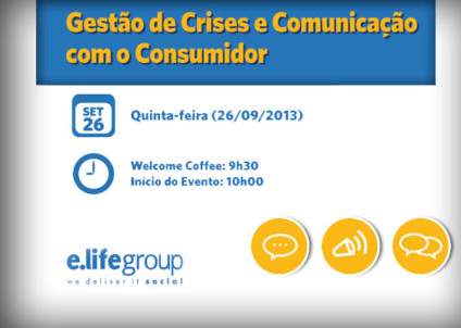 E.life discute gestões de crise nas redes sociais em workshop