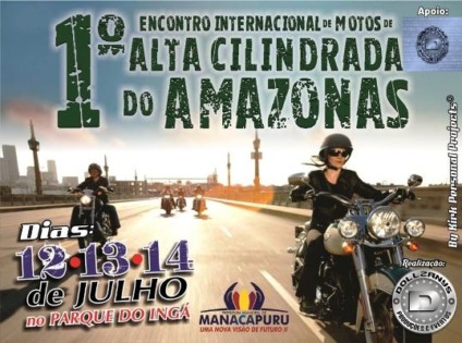 Encontro de moto terá passeio na Floresta Amazônica