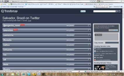 Engenhonovo no Trends do Twitter com a Hora do Planeta