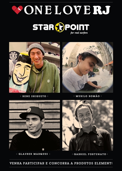 Equipe Element Skateboards Brasil faz parada na Star Point