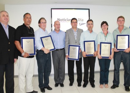 RIC homenageia equipe do Notícias do Dia