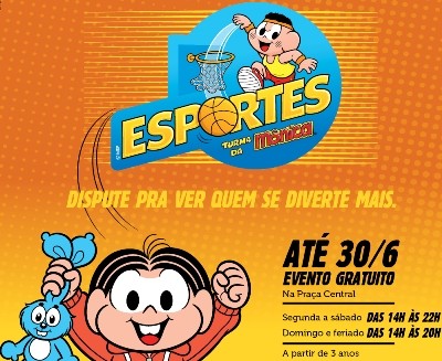 esportes turma da mônica