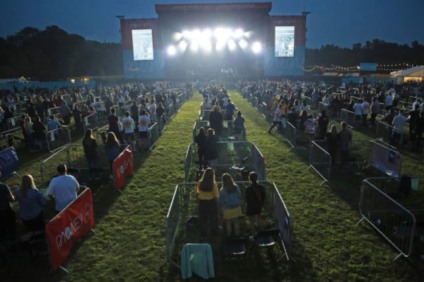 Sam Fender on stage at the Virgin Money Unity Arena, a pop-up venue in Gosforth Park, Newcastle. Fans in groups of up to five people are watching the show from 500 separate raised metal platforms at what the promoters say is the world’s first socially-distanced gig. PA Photo. Picture date: Tuesday August 11, 2020. See […]