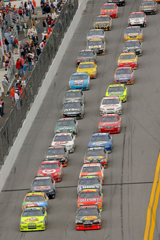 DAYTONA BEACH, FL – FEBRUARY 15: Mark Martin, driver of the #5 Kellogg’s/Carquest Chevrolet and Martin Truex Jr, driver of the #1 Bass Pro Shops/Tracker Boats Chevrolet during the NASCAR Sprint Cup Series Daytona 500 at Daytona International Speedway on February 15, 2009 in Daytona Beach, Florida. (Photo by Matthew Stockman/Getty Images) *** Local Caption […]