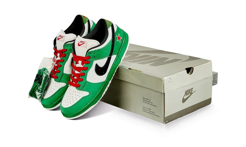 Nike SB Dunk Low 'Heineken 2.0' pode chegar em 2023