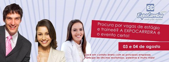 Oportunidades de trabalho na ExpoCarreira