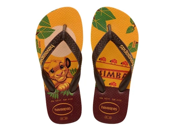 Rei Leão está na nova coleção de Havaianas