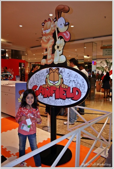 Garfield é a atração de férias do ParkShopping