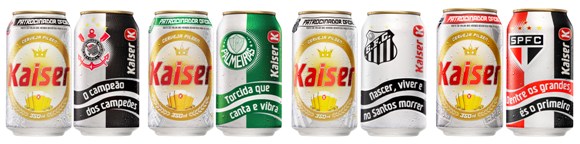 Kaiser homenageia o G4 Paulista com latas temáticas
