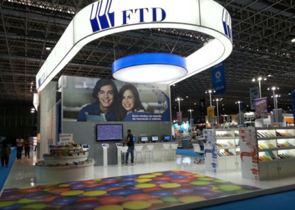 FTD tem atrações e tecnologia em estande na Bienal do Livro