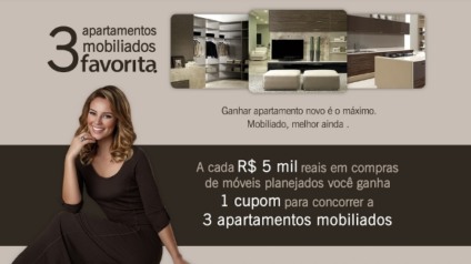 Favorita lança a ação promo apartamento de ouro