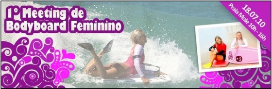 Praia Mole recebe 1º Meeting de Bodyboard Feminino