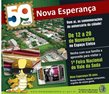 Nova Esperança realiza a 1ª Feira Nacional do Vale da Seda