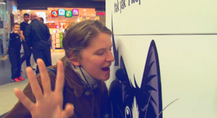 Vending machine aceita miado como forma de pagamento