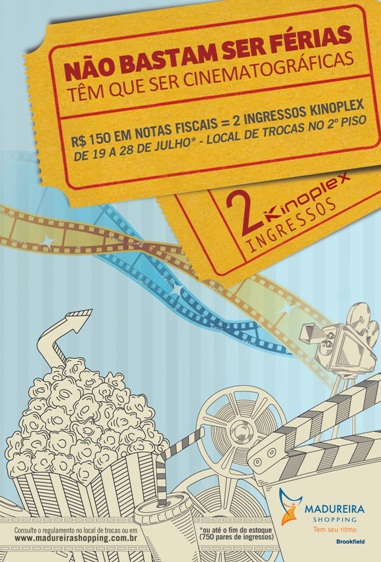 Madureira oferece férias cinematográficas